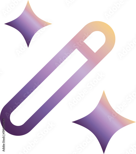 Image Upscaling Technology Icon Purple Gradient