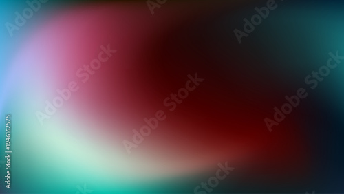 Abstract dark deep pale green liquid neon blurred soft colorful gradient background. Gradient mesh. Modern template for design concepts, wallpapers, presentations, prints and web. Vector illustration