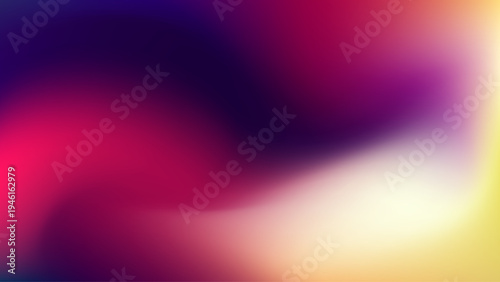 Vibrant Abstract Liquid Neon Gradient Background with Smooth Color Transitions. Modern Mesh Template for Design Concepts, Wallpapers, Presentations, Posters, Prints and Web. Vector Illustration.