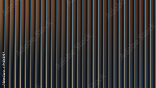 Blue and Brown Vertical Ribbed Gradient Background