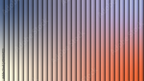 Sunset Gradient Vertical Ribbed Background abstract