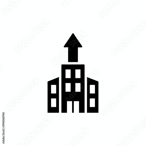 Dynamic megaphone broadcasting urgent message with power symbol. Loudspeaker icon representing communication, marketing, and alert notifications