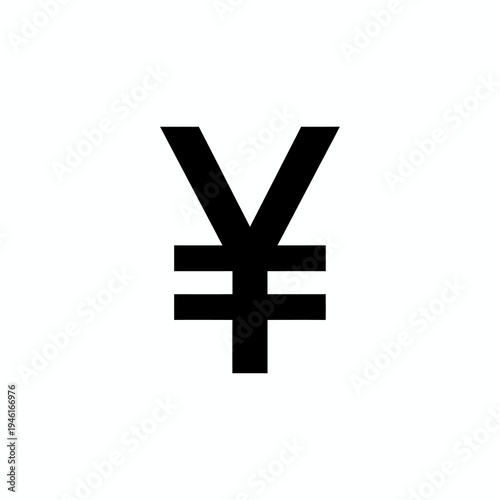 Bold black graphic symbol representing monetary value and financial transactions. A universal emblem for global currency, savings, and investment