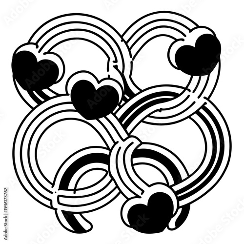 Pride Month Continuous Line Art