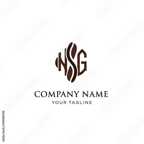 NSG Company Logo Design Template Placeholder.