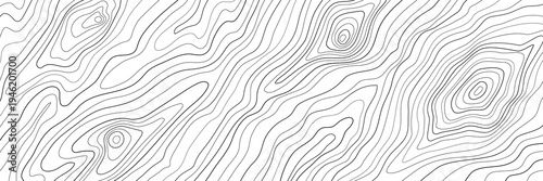 Wood texture imitation, hand drawn wood plank, black lines on white background, vector design, banner