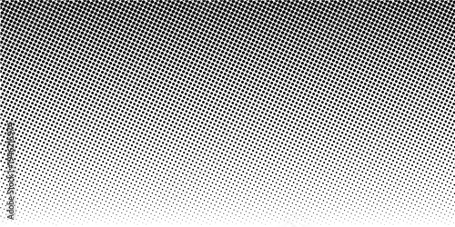 grunge Halftone white and black dots pattern and black gradient grunge texture background. Dotted line comic sport style vector illustration