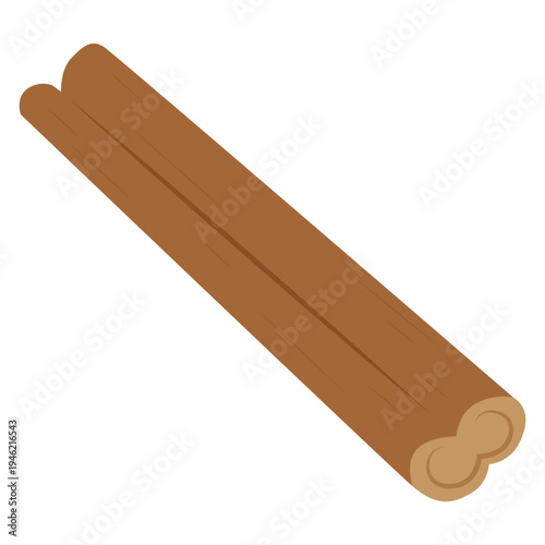 Cinnamon Stick Spice Isolated