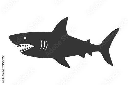 サメのシルエットアイコン