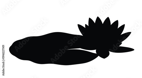 Black silhouette of a sea slug possibly a nudibranch on a white background