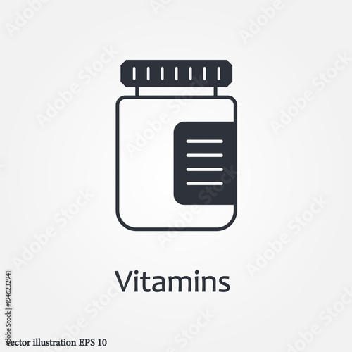 vitamins icon symbol illustration vector eps10 logo template design pattern seamless bright minimal design flat design realistic style simple design modern design
