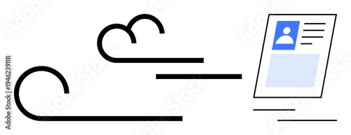 Digital identity concept. Digital identity visuals secure data flow and online verification. Digital identity vital for authentication, privacy, and technology solutions. For security, data transfer