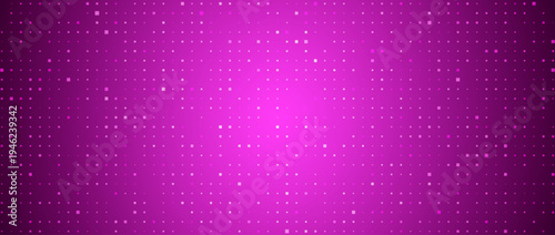Magenta glowing square pixel pattern. Dark pink mosaic texture backdrop. Abstract sparkling technology grid wallpaper. Vector modern business, science, healthcare, medicine, presentation background