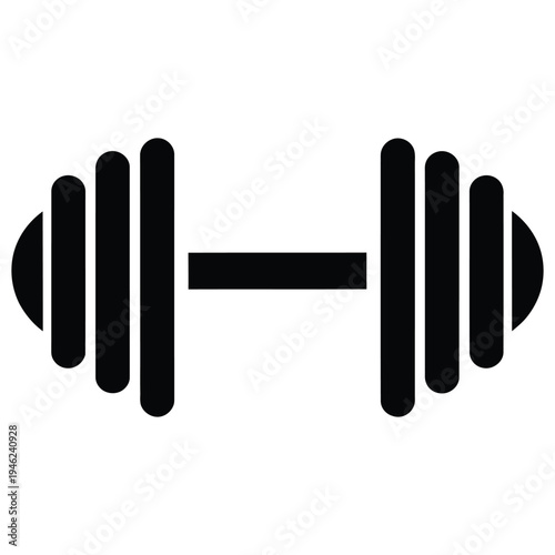 dumbbell isolated on white background