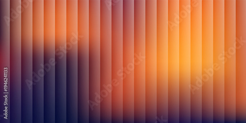 Warm color palette, linear structure, atmospheric lighting, smooth transitions, geometric rhythm