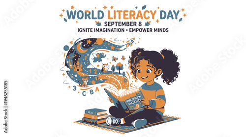 World Literacy Day Vector vector