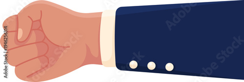 Fist Punch Illustration
