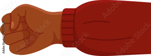 Fist Punch Illustration
