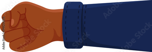 Fist Punch Illustration
