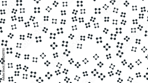 Texture in the form of a cluster of individual groups of atoms.