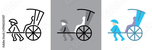 人力車アイコン