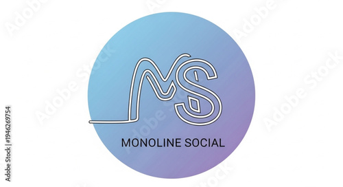 Monol Ne Social Logo Design.