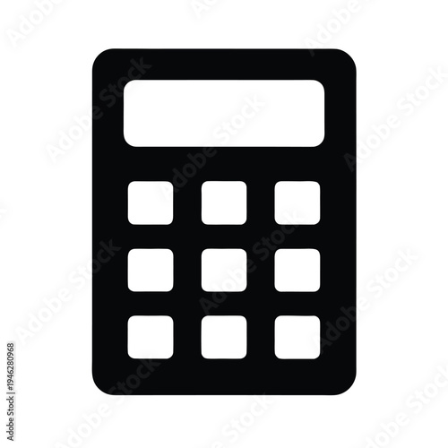 Calculator Icon Vector Illustration