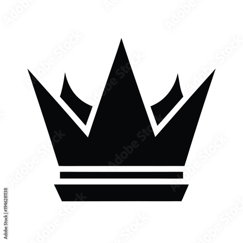 Leadership Crown Icon Vector Illustration