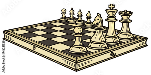 chess pieces on a chessboard