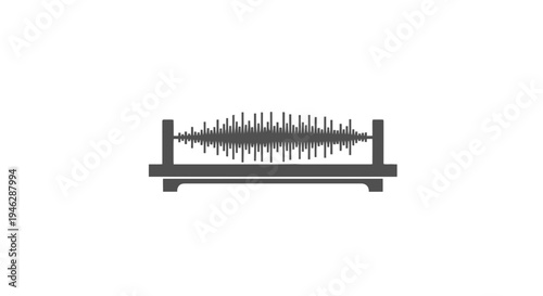 Black Metal Knife Rack with Knives.