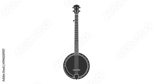 Banjo Musical Instrument Stringed Guitar.