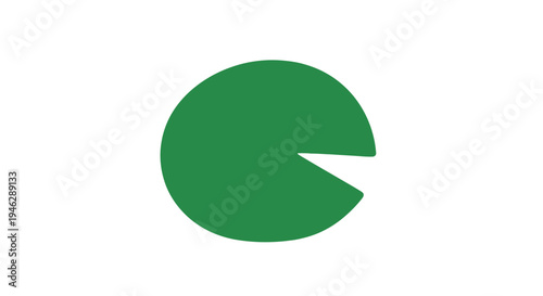 Bild auf Leinwand Green Pacman Logo Icon Design Element.