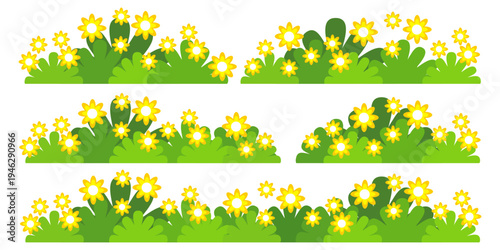 green grass illustration, sustainable grass nature, grass design in flat style	
