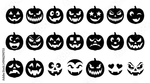 Pumpkin Vector Illustration | Autumn Harvest Halloween Design | Orange Pumpkin with Green Stem Leaf Vine | Seasonal Festive Decoration Vector Artwork | Simple Clean Style