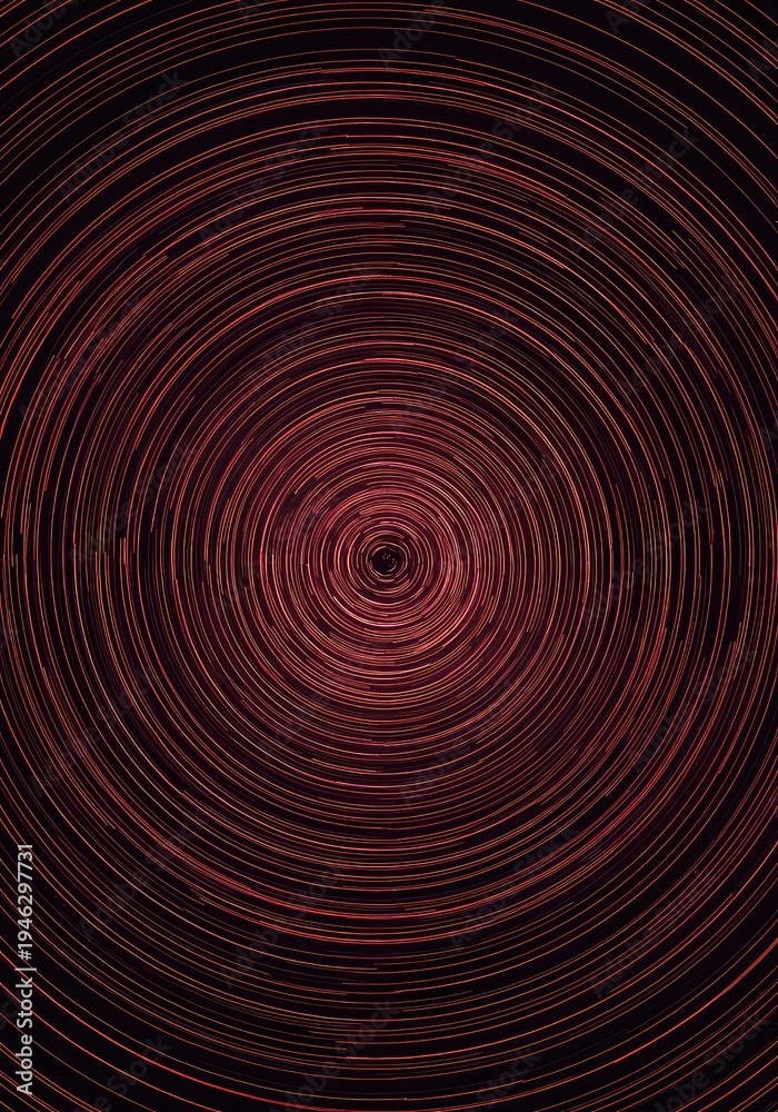 Obraz premium Dynamic abstract flowing lines creating a hypnotic, continuous pattern suggesting infinite movement and cyclical energy, rhythm, curved, hypnotic