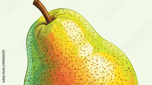 Fresh Pear Illustration for Healthy Food & Beverage Marketing Designs