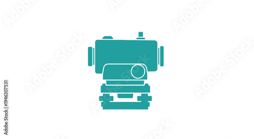 Vintage Camera Illustration on White Background.