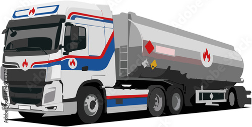 Flat vector illustration of a red sports car in side view isolated on white background. Modern automobile design with clean lines, suitable for transportation, automotive industry, mobility concepts