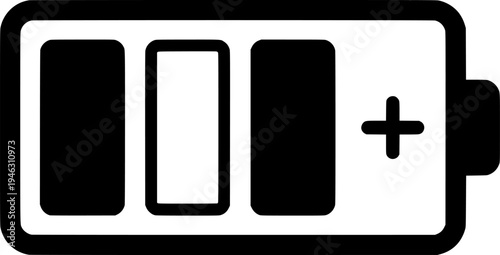 Battery Charge Level Icons Set for Power Status and UI Design Vector
