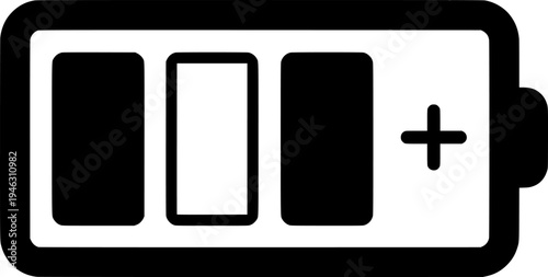 Battery Charge Level Icons Set for Power Status and UI Design Vector
