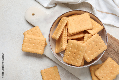 Bowl with tasty sweet cooki...
