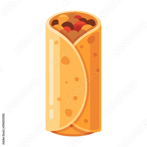 Celebrating National Burrito Day with a delicious burrito filled with beans and meat