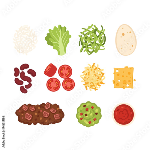 Celebrating National Burrito Day with fresh ingredients on a plate.