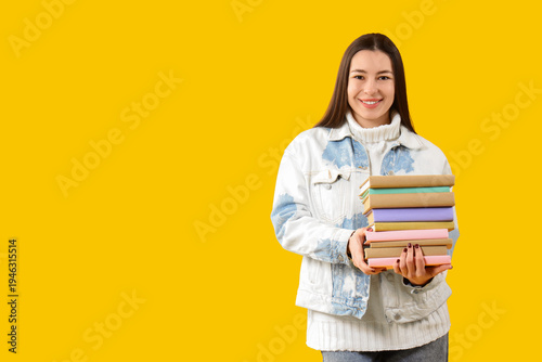 Beautiful young woman with ...