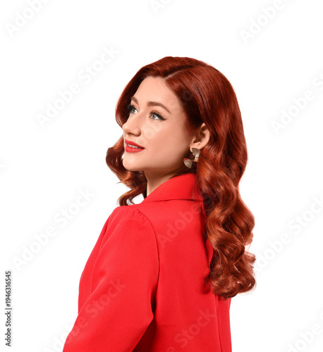 Beautiful young woman with ...