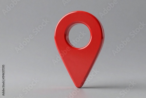 Set of red push pin and map pointer icons including vector marker symbols for travel location and web navigation design on a business point sign