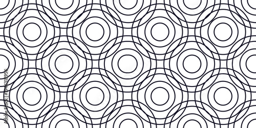 Seamless Circular Ornament Decorative Background