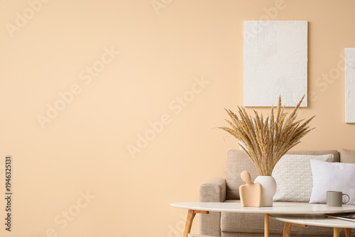 Interior of stylish living ...