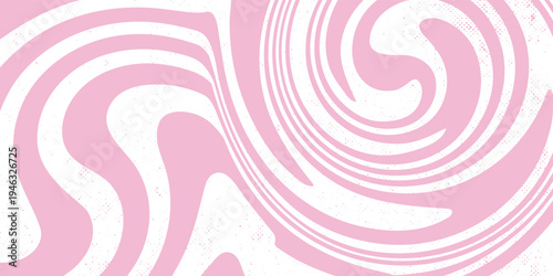 Pink candy pattern background. Abstract vector melted caramel texture. Strawberry cream swirls. Liquid mousse background. Psychedelic trippy raspberry ice cream.