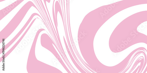 Pink candy pattern background. Abstract vector melted caramel texture. Strawberry cream swirls. Liquid mousse background. Psychedelic trippy raspberry ice cream.